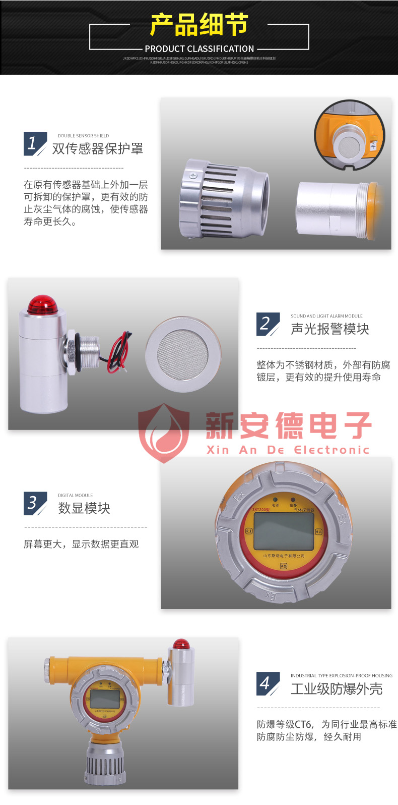 可燃气体探测